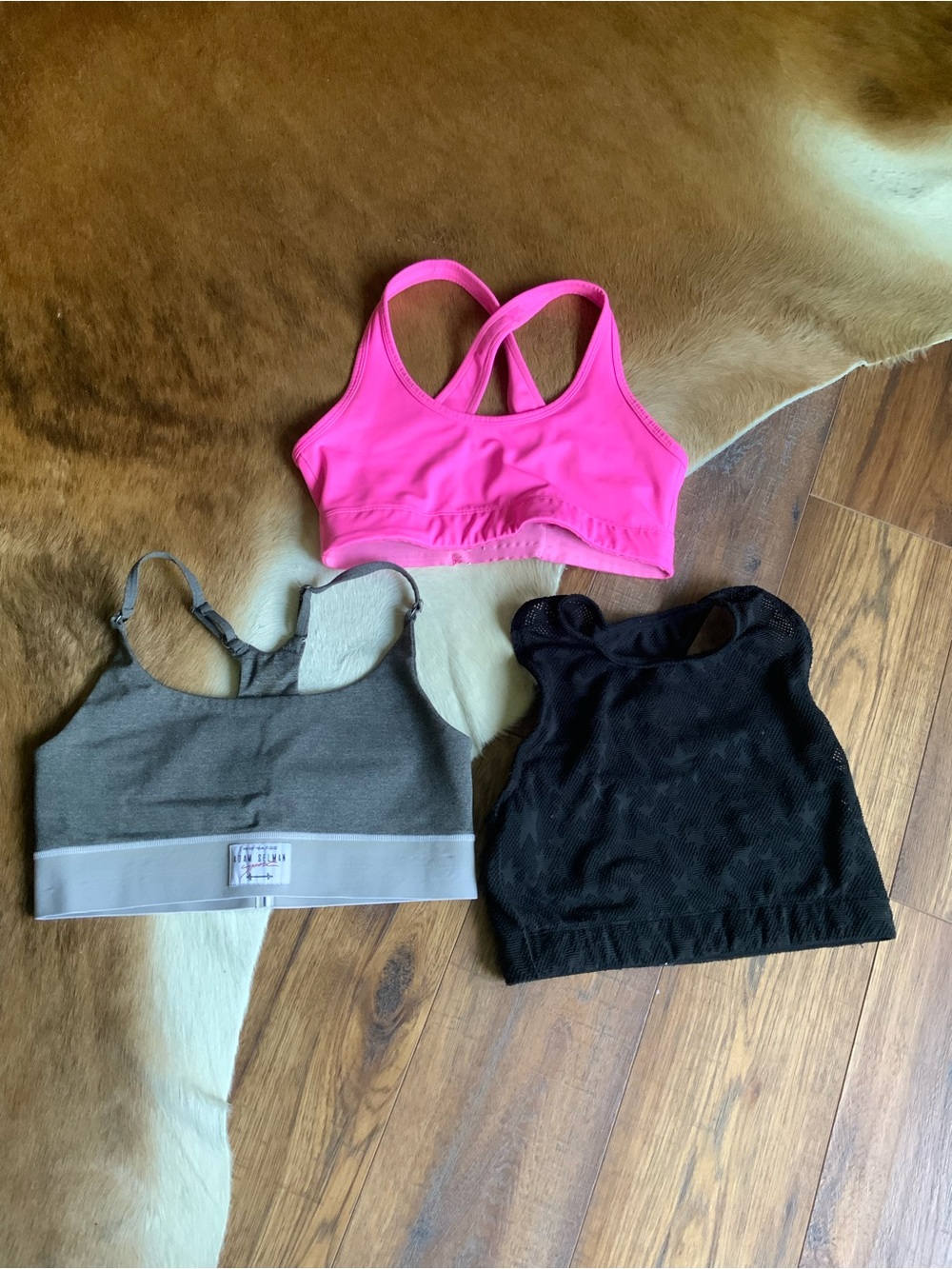 Adam Selman Sport Bras bundle of 3